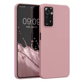   kwmobile tok Xiaomi Redmi Note 11 Pro/Redmi Note 11 Pro 5G/Redmi Note 12 Pro telefonokhoz, szilikon, rózsaszín, 57373.193
