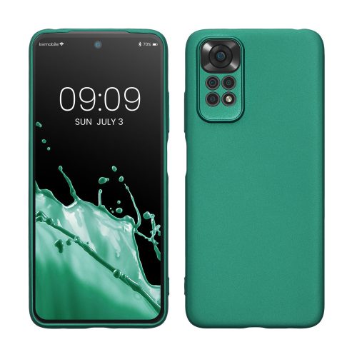 kwmobile burkolat Xiaomi Redmi Note 11/Redmi Note 11S telefonhoz, szilikon, zöld, 58651.170