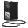 Lökhárító kwmobile Sony Xperia 10 IV, szilikon, fekete, 59961.01