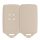 kwmobile autókulcs fedél Renault/Dacia 4 gomboshoz - Keyless Go, szilikon, krém, 48035.16