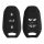 kwmobile autókulcs fedél Opel 3 gombokhoz - Keyless Go, szilikon, fekete/fehér, 56976.02