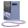 Kwmobile Google Pixel 7 Pro telefontok nyakpánttal, kék, szilikon, 59967.108