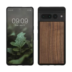   kwmobile tok Google Pixel 7 Pro telefonhoz, fa, barna/fekete, 60033.18