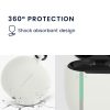kwmobile tok Google Pixel Buds Pro-hoz, szilikon, fehér/fekete, 60099.02