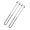2 db vezetékes kwmobile készlet Samsung Galaxy Buds2 Pro-hoz, szilikon, fekete/kék, 60106.02