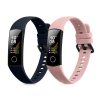 2 db kwmobile szíj készlet Honor Band 5/Band 4, szilikon, kék/rózsaszín, 59596.03