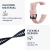 2 db kwmobile szíj készlet Honor Band 5/Band 4, szilikon, kék/rózsaszín, 59596.03
