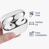 2 db kwmobile védőfólia készlet Apple Airpods Pro 2 készülékhez, műanyag, fekete, 60102.01