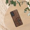 kwmobile tok Xiaomi Redmi Note 11 Pro/Redmi Note 11 Pro 5G/Redmi Note 12 Pro készülékekhez, fa, barna/kék, 57381.11