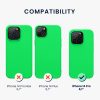 kwmobile tok Apple iPhone 14 Pro telefonhoz, szilikon, zöld, 59073.44