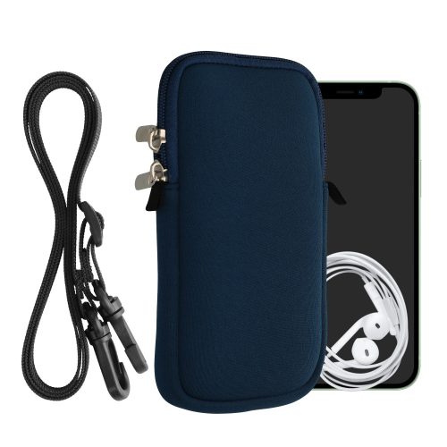 Kwmobile Universal XL burkolat - 6,8", neoprén, kék, 58700.4.116