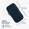 Kwmobile Universal XL burkolat - 6,8", neoprén, kék, 58700.4.116