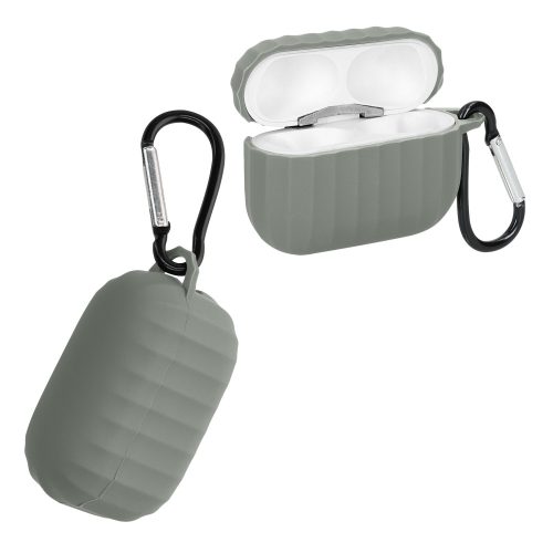 kwmobile tok Apple Airpods Pro 2, szilikon, szürke, 60169.70