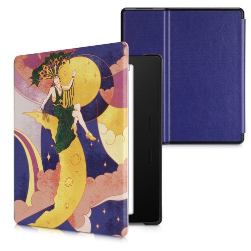 kwmobile tok Amazon Kindle Oasis 10 készülékhez, ökológiai bőr, többszínű, 49417.30