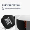 kwmobile tok Samsung Galaxy Buds 2 Pro/Galaxy Buds 2/Galaxy Buds Live telefonhoz, szilikon, fekete/fehér, 58155.02
