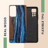 kwmobile tok Xiaomi Redmi Note 11 Pro/Redmi Note 11 Pro 5G/Redmi Note 12 Pro készülékekhez, fa, többszínű, 57381.13