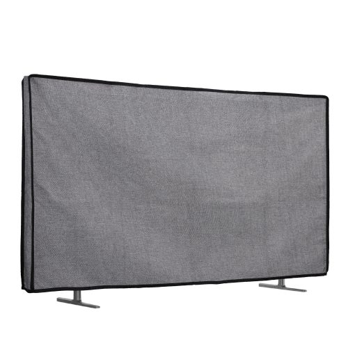 Kwmobile 75" TV borító, szürke, textil, 60192.19