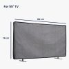 Kwmobile 55" TV borító, szürke, textil, 60189.19