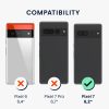 kwmobile lökhárító Google Pixel 7 telefonhoz, szilikon, átlátszó/rózsaszín, 60206.02