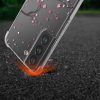 kwmobile lökhárító Samsung Galaxy S22, szilikon, átlátszó/rózsaszín, 57746.03