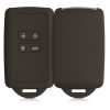 kwmobile autókulcs fedél Renault/Dacia 4 gomboshoz - Keyless Go, szilikon, fekete, 48035.107