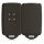 kwmobile autókulcs fedél Renault/Dacia 4 gomboshoz - Keyless Go, szilikon, fekete, 48035.107