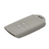 kwmobile autókulcs fedél Renault/Dacia 4 gomboshoz - Keyless Go, szilikon, szürke, 48035.25