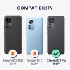 kwmobile tok Xiaomi 12T Pro telefonhoz, szilikon, fekete, 60258.47