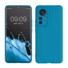   kwmobile tok Xiaomi 12T Pro telefonhoz, szilikon, kék, 60258.224