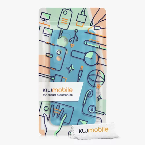 kwmobile tok Xiaomi 12T Pro telefonhoz, szilikon, kék, 60258.224