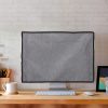 Huzat 24-26"-os Kwmobile monitorhoz, szürke, textil, 60249.19