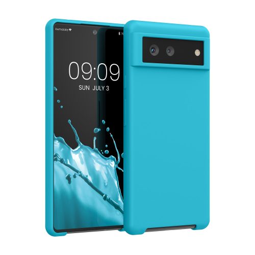 kwmobile tok Google Pixel 6 telefonhoz, szilikon, kék, 55480.205