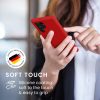 kwmobile tok Samsung Galaxy S22 Ultra, szilikon, piros, 56765.208