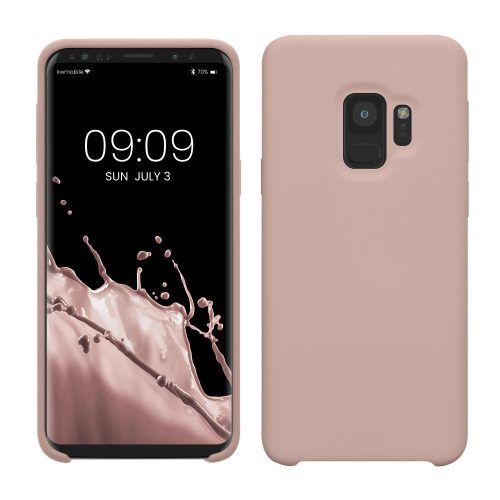 kwmobile tok Samsung Galaxy S9, szilikon, rózsaszín, 44182.236