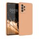 kwmobile tok Samsung Galaxy A53 5G telefonhoz, szilikon, barna, 57835.245
