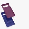 kwmobile tok Samsung Galaxy S10 Plus-hoz, szilikon, lila, 49028.234