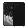 kwmobile tok Samsung Galaxy S21, szilikon, fekete, 54056.01