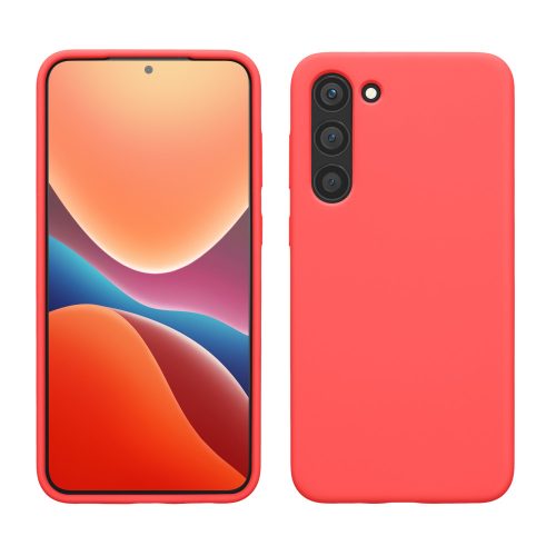 Kwmobile tok Samsung Galaxy S23 Plus készülékhez, rózsaszín, szilikon, 60274.103