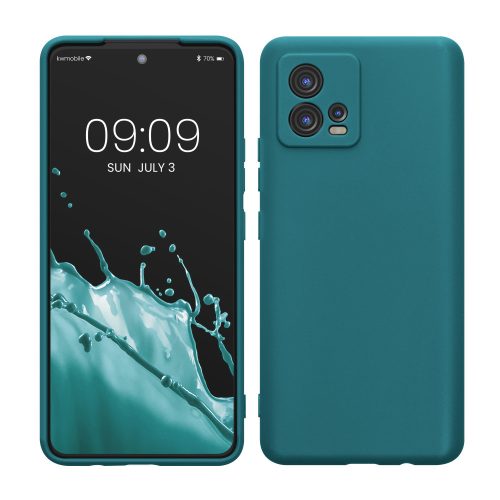 kwmobile Motorola Moto G72 tok, szilikon, zöld, 60342.57