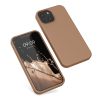 kwmobile tok Apple iPhone 13 Minihez, szilikon, barna, 55877.246