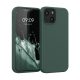 kwmobile tok Apple iPhone 13 Minihez, szilikon, zöld, 55877.169