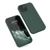 kwmobile tok Apple iPhone 13 Minihez, szilikon, zöld, 55877.169