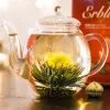 Creano tea ajándékszett 500ml teáskannával, 6 különböző fajta, elegáns fadoboz, fehér