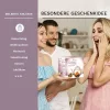 Creano ErbluhTee Mix ajándékszett, 500 ml üveg teáskanna és 6 virágzó fekete teagolyó, 3 fajta