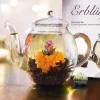 Creano Flowering Tea Mix fekete tea keverék, virágos aroma, 6 darabos szett, mágneses doboz