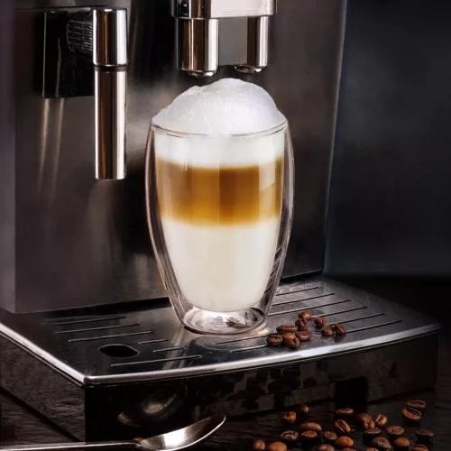 Set 6 pahare termice Creano DG-SH, 250 ml, sticla borosilicata, perete dublu