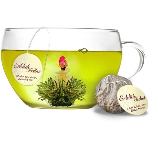 Creano ErbluhTeelini 72 golyós virágzó tea szett, zöld tea, eper, cseresznye, mangó, citrom aromákkal