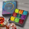 Creano Selection Box bio tea ajándékszett, 90 filtertasak, 9 fajta, koffeinmentes, 27,5x23x7,8cm