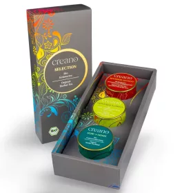   Creano bio gyógynövényes tea mix szett, 3 doboz szálas tea, gyümölcsös kamilla/édes menta/rooibos mangóval
