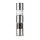 Rasnita dubla Rominox Dumelo, sare si piper, 2 mecanisme ceramice, inox, capace incluse